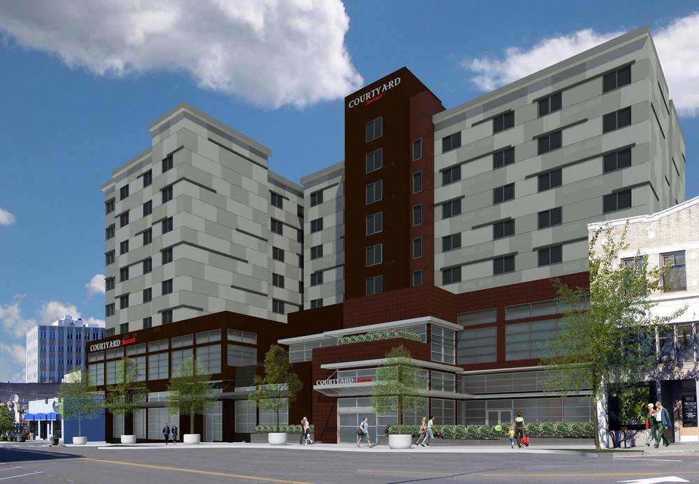 Courtyard By Marriott Seattle Everett Downtown Exterior photo